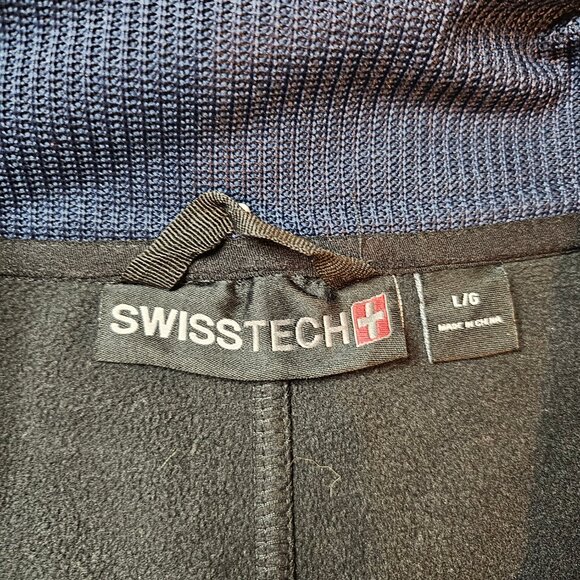 Swiss Tech Men's Ribbed Full Zip Jacket - Size L - Picture 6 of 7